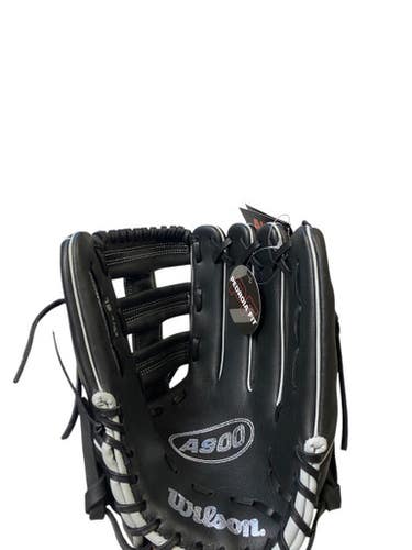 Used Wilson A900 BB/SB Glove RH Throw Black 12 1/4" 11706-S000364479