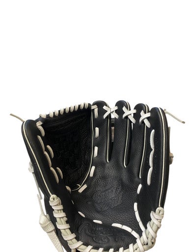 Used Rawlings SHUT OUT RH Throw Fastpitch Gloves Black 11 1/2" 11706-S000364468