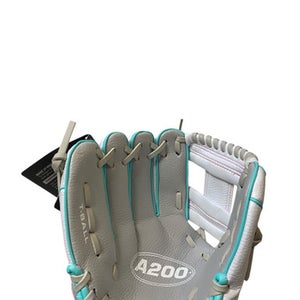 Used Wilson A200 BB/SB Glove T-ball White 10" 11706-S000364471