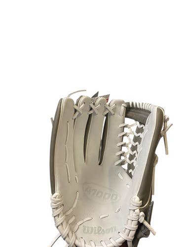 Used Wilson A1000 BB/SB Glove LH Throw Grey 12 1/2" 11706-S000364453