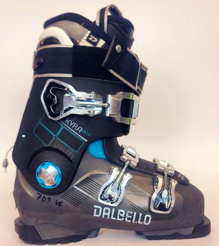 USED $500 Women's Dalbello Kyra MV LTD Ski Boots Black Sizes 6.5 7 7.5 10
