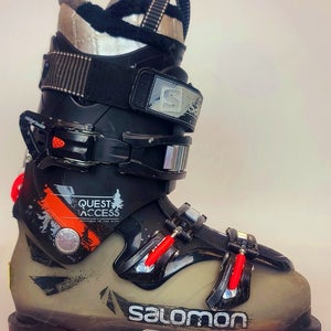 USED $400 Men's Salomon Quest Access 770 Ski boots USA Size 8.5 Mondo 26.5