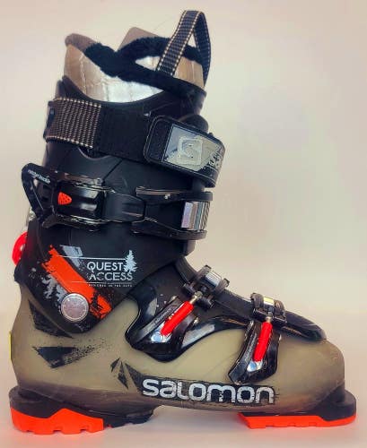 USED $400 Men's Salomon Quest Access 770 Ski boots USA Size 8.5 Mondo 26.5