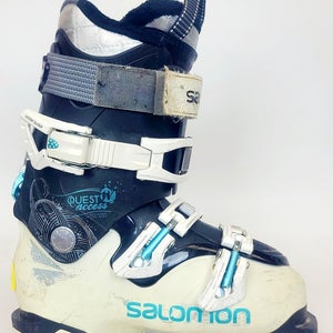 USED $400 Women's Salomon Quest Access 770 W  Ski Boots Sizes 24.5 25.5 26.5