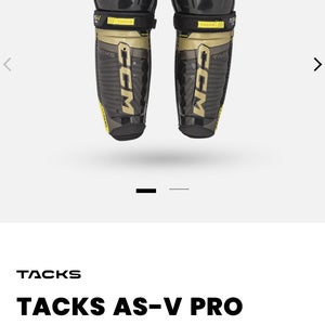 Junior CCM ASV Pro 12" Shin Pads (Used)