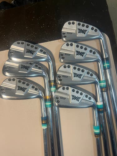 Men's 2021 PXG 0311P Right Handed Iron Set Stiff Flex Steel Shaft (Used)