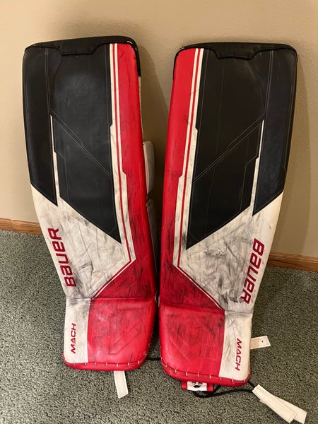 36" 2023 Bauer MACH Goalie Leg Pads Pro Stock (Used)