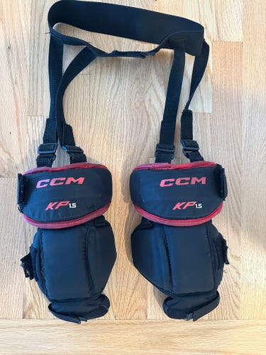 CCM Youth Hockey goalie knee guards