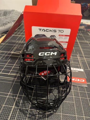 Large CCM Tacks 70 Helmet (New)with Cage New!