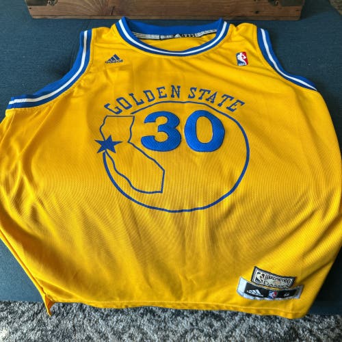 Golden State Curry Medium Adidas Jersey (Used)