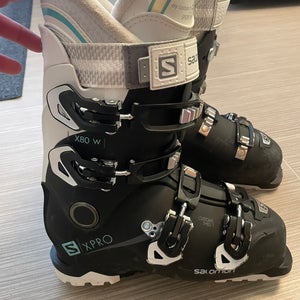 Mondo 25 & 25.5 Women's Salomon X-Pro All Mountain Ski Boots Soft Flex (Used)