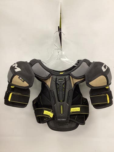 Used CCM TACKS AS 580 Junior Shoulder Pads SM 11851-S000038596