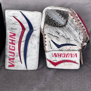 Vaughn Velocity V6 Regular Blocker and V4 glove Pro Return