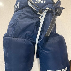 CCM Next Junior Small Hockey Pants (Blue) – Excellent Condition