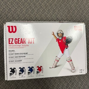 Wilson Navy EZ Gear Kit Catcher's Set (New) age 6-8