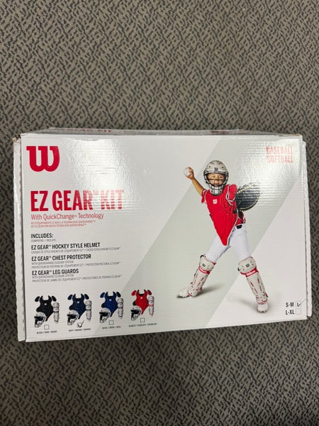 Wilson Navy EZ Gear Kit Catcher's Set (New) age 6-8
