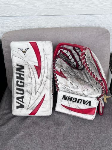 Vaughn Velocity V5 blocker/Vision glove set