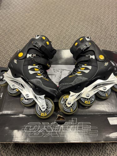 Like New Oxide Stealth Inline Skates Size 8 (Used) Men’s