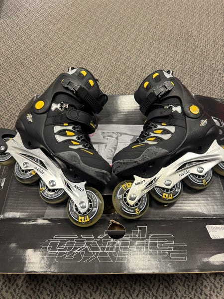 Like New Oxide Stealth Inline Skates Size 8 (Used) Men’s
