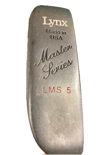 Lynx Master Series LMS 5 Napa Blade Putter Made In USA RH Steel 35" Factory Grip