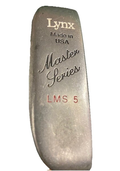 Lynx Master Series LMS 5 Napa Blade Putter Made In USA RH Steel 35" Factory Grip