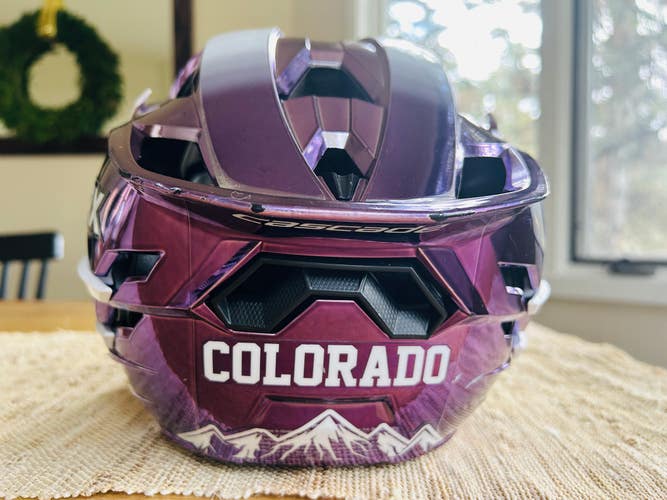 Cascade XRS Pro Helmet Custom Chrome Purple (Used)