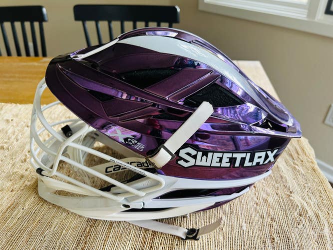Cascade XRS Pro Helmet Custom Chrome Purple (Used)