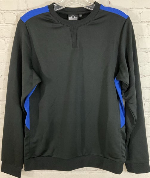 Admiral Sports Adult Small Activewear Long Sleeved Shirt Vented Collar Stretch