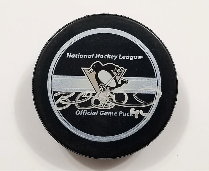 BROOKS ORPIK Autographed CUP YEAR Penguins Signed NHL Hockey Game Puck
