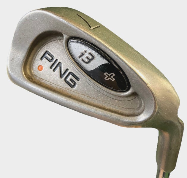 Ping I3 Plus 7 Iron Orange Dot 2* Flat RH Men's Stiff Steel 36.5" Good Wrap Grip