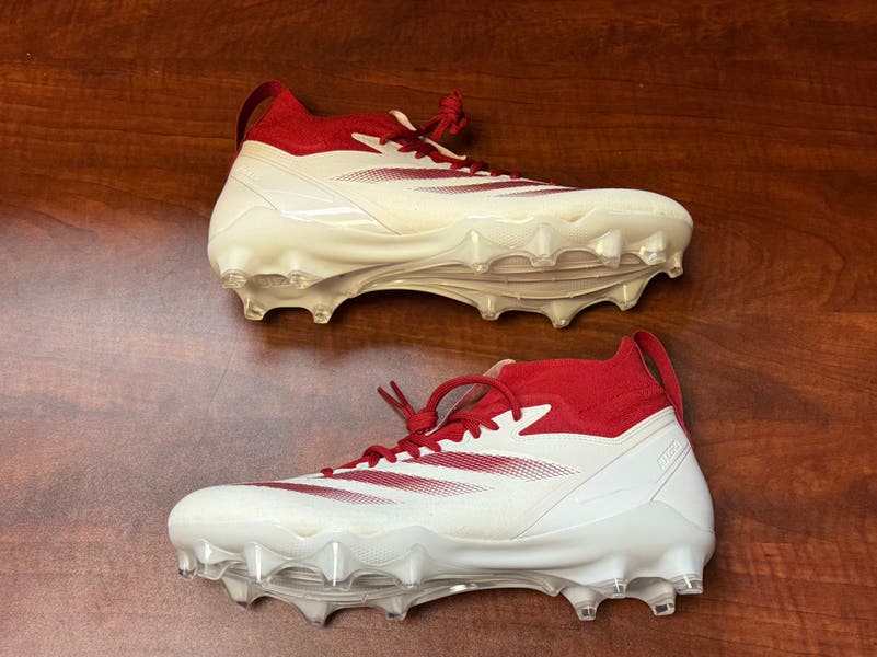 Adidas Adizero Impact+ Mens Size 13 Red White Football  display picture 1