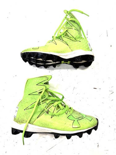 Used Under Armour Jr FB Cleats Green Junior 05.5 11860-S000298941