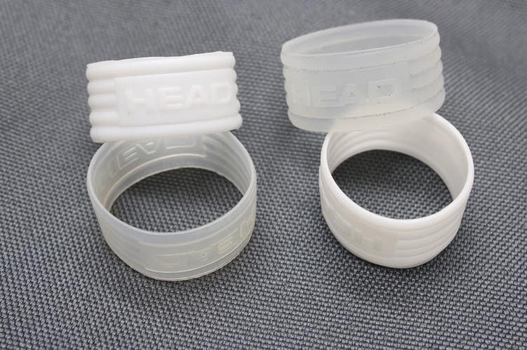 HEAD RUBBER GRIP BAND FOR TENNIS RACQUETS (USED). QTY: 4