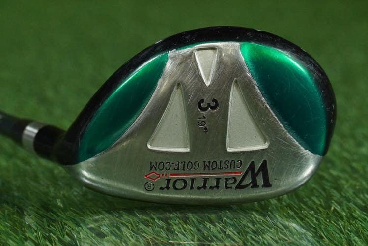 WARRIOR CUSTOM GOLF 3 HYBRID IRON 3H GRAPHITE TOUR 3.1 STIFF CPM RH 19 NEW GRIP