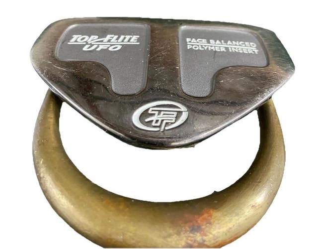 Top Flite UFO Face Balanced Polymer Center Shaft Mallet Putter RH Steel 32" Nice