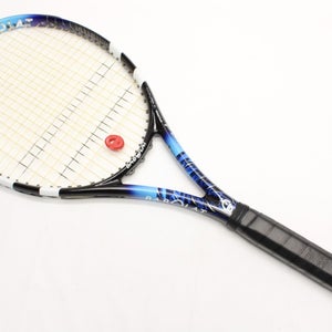 BABOLAT PURE DRIVE + "SWIRLY" TENNIS RACQUET (4 3/8) NEW GRIP. JAPAN DEALER DEMO