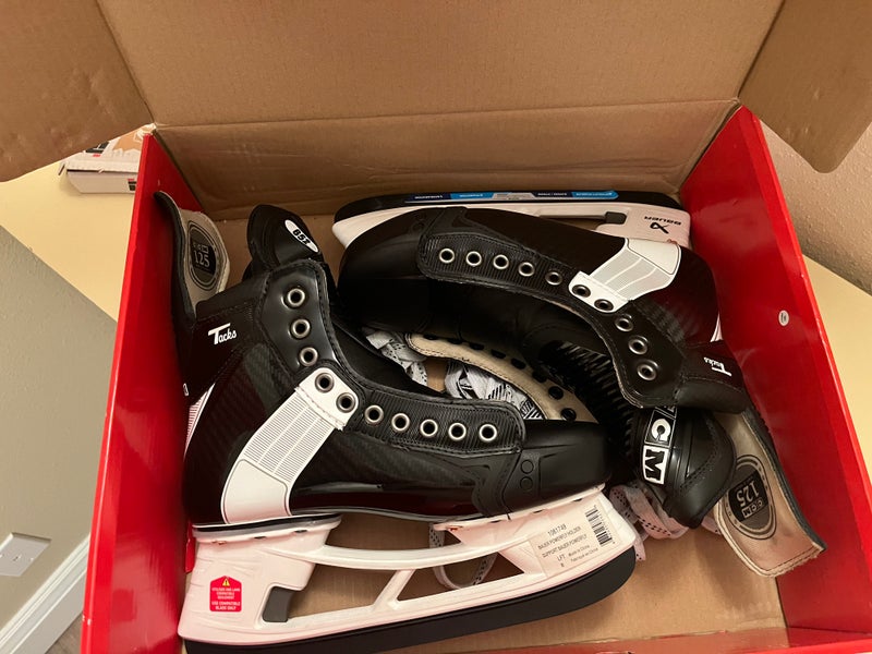 CCM Tacks 652 Pro Hockey Skates Wide Width Pro Stock 7 Wide (New) with 272 PowerFly Holder