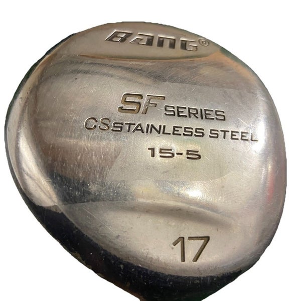 Bang Golf SF Series 17 Wood 43* RH Men's Lite Regular Steel 38" New Jumbo Grip