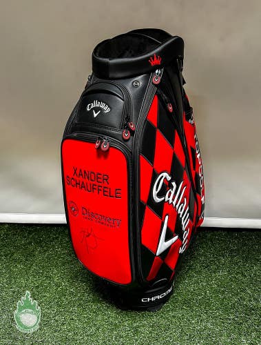 New Rare 2024 Callaway Major PGA Championship Xander Schauffele Staff Golf Bag