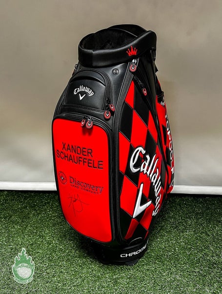 New Rare 2024 Callaway Major PGA Championship Xander Schauffele Staff Golf Bag