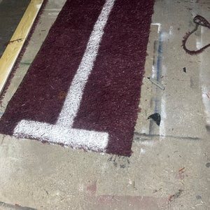 (New) 3ft by 7ft synthetic turf regulation pitchers mat