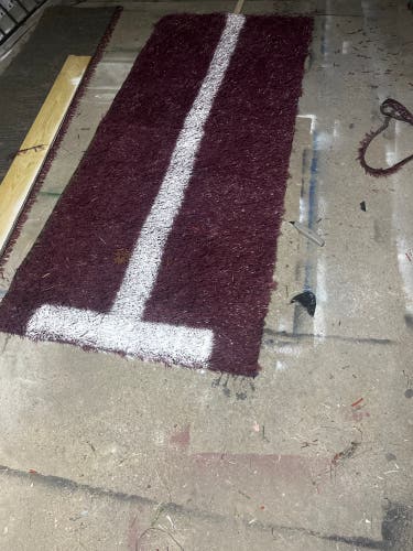 (New) 3ft by 7ft synthetic turf regulation pitchers mat