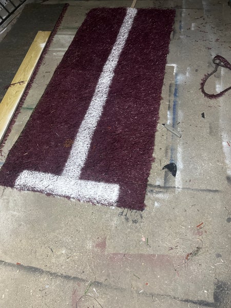 (New) 3ft by 7ft synthetic turf regulation pitchers mat
