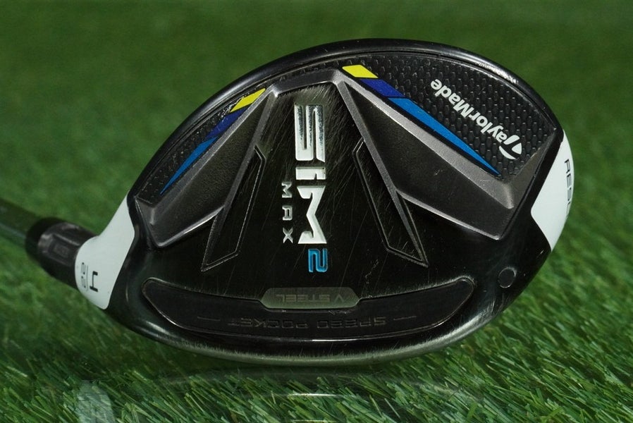 TAYLORMADE SIM 2 MAX 4 HYBRID IRON 4H MAX MT STIFF 85G STEEL RH 22 & HEADCOVER