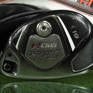 TITLEIST 910H 3 HYBRID IRON 3H MITSUBISHI RAYON DIAMANA STIFF RH 19 & HEADCOVER