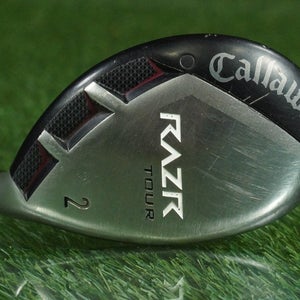 CALLAWAY RAZR TOUR 2 HYBRID IRON 2H 75G GRAPHITE STIFF FLEX RH 18 +COVER ~ NICE