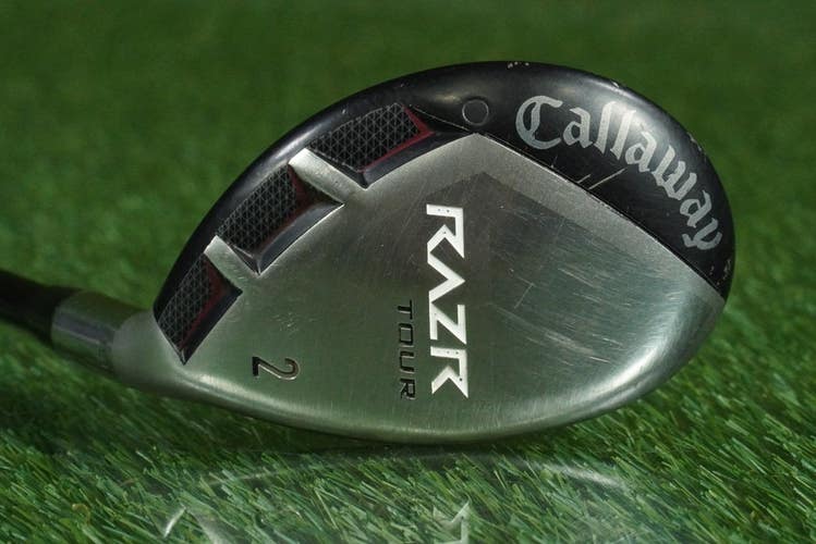 CALLAWAY RAZR TOUR 2 HYBRID IRON 2H 75G GRAPHITE STIFF FLEX RH 18 +COVER ~ NICE