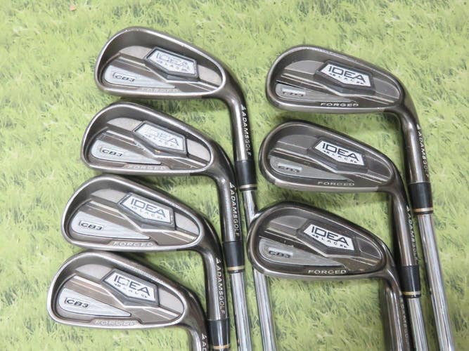 Adams IDEA BLACK CB3 Forged 4-PW Irons KBS Steel STIFF
