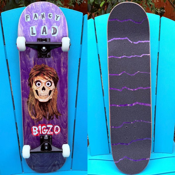 Fancy Lad Skateboards Lad Bigzo “Head” Complete Skateboard 8.25” Venture Trucks