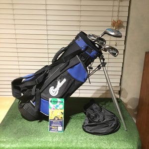 USKG Left Handed WT-20u Set (3 FW Driver, 6i, 8i, PW, Putter) UL48 & Bag (READ)